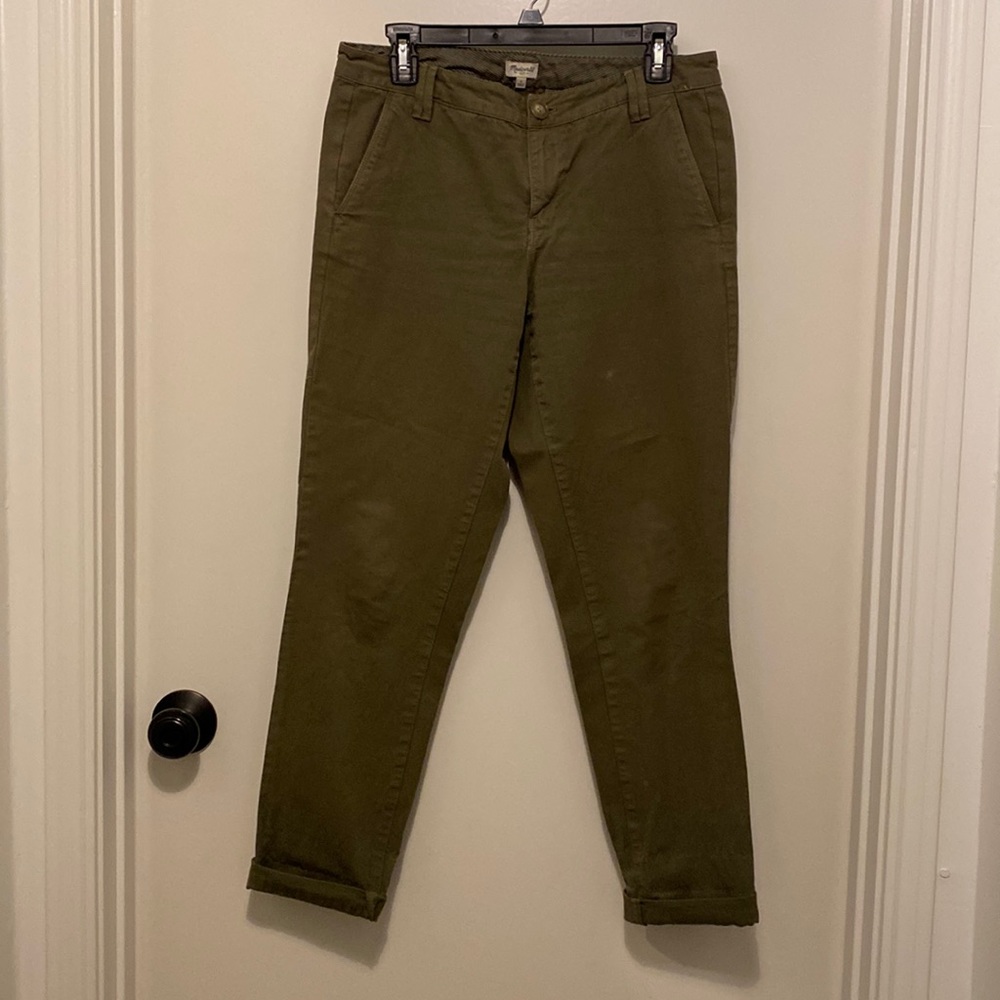 Madewell Olive Chino Pants